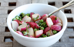 Sauteed Radishes with Peas Recipe